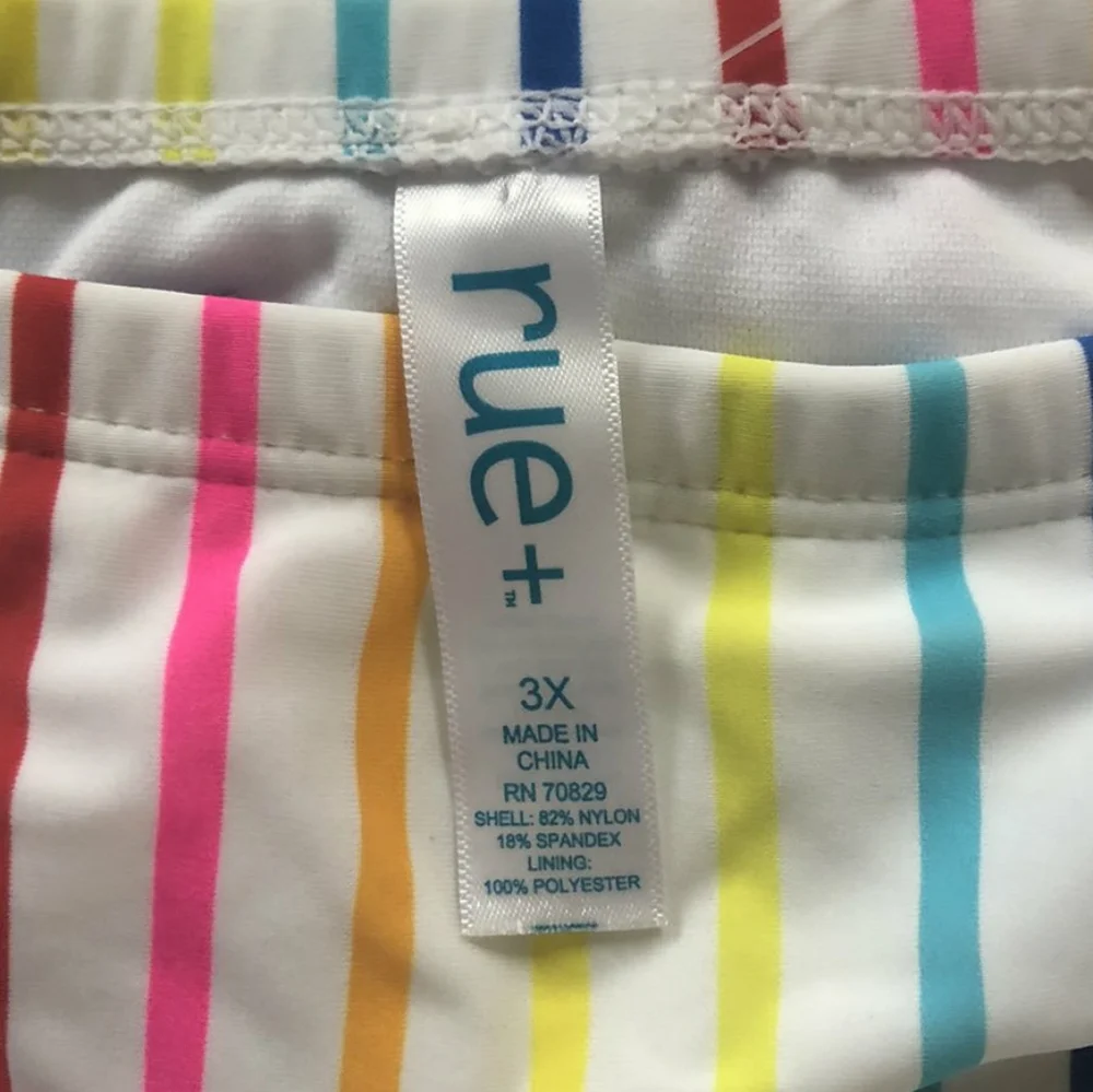 Rue21 NWOT Rainbow striped Bikini Bottoms